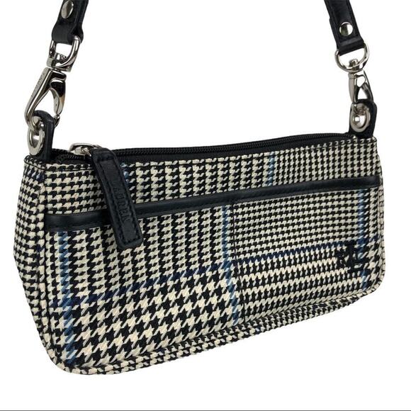 Ralph Lauren Monogram Houndstooth Canvas Mini Bag - Picture 14 of 16